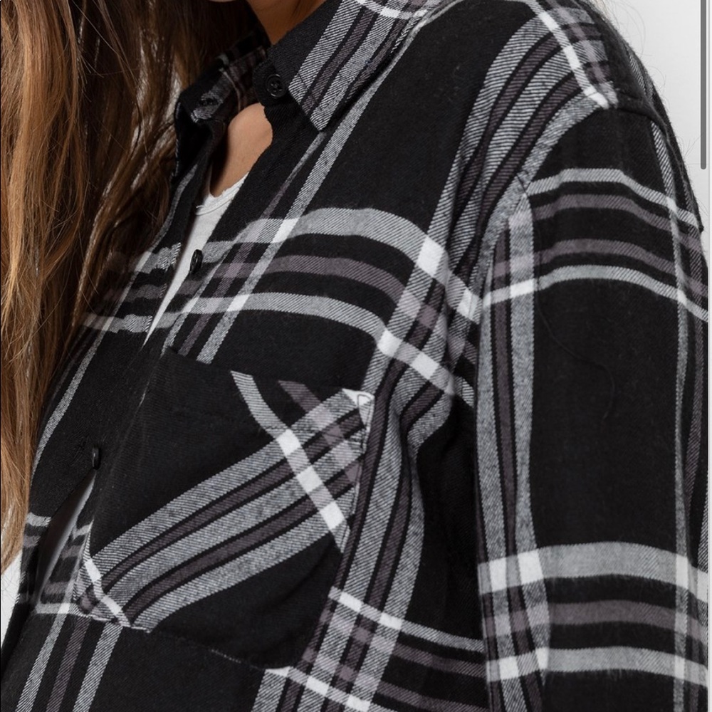 Rails la plaid top